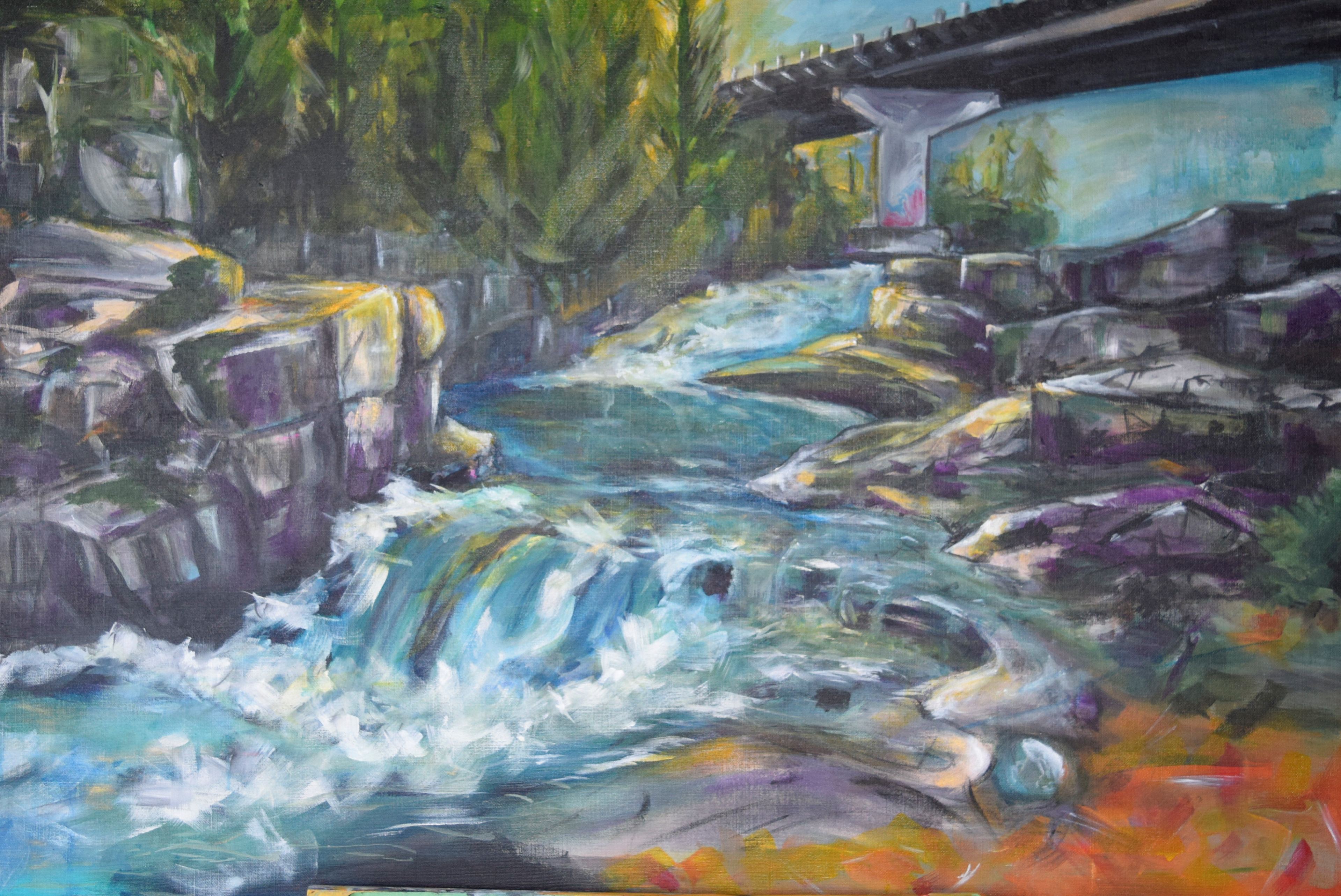 Eagle River 2019; Acrylic