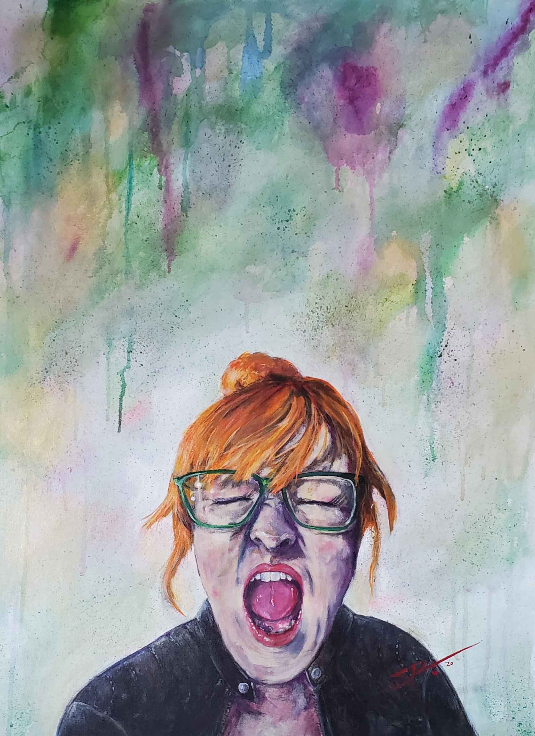 Self Portrait  2020; Acrylic