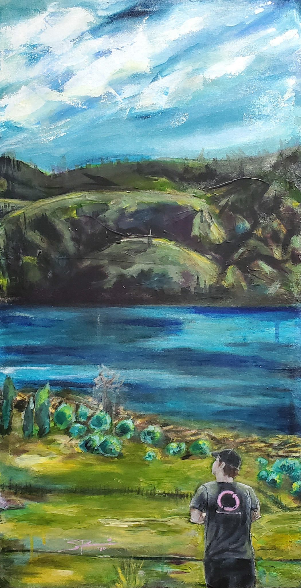 Off Tranquille 2020; Acrylic