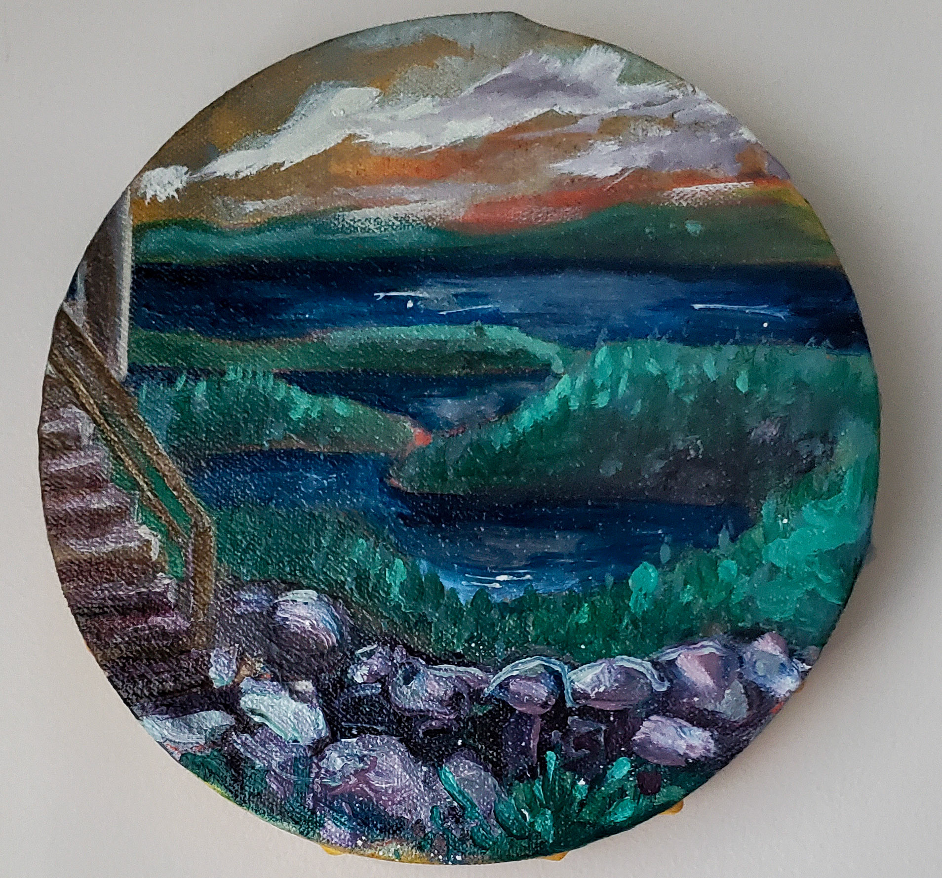 Tin Hat Views 2022; Oil