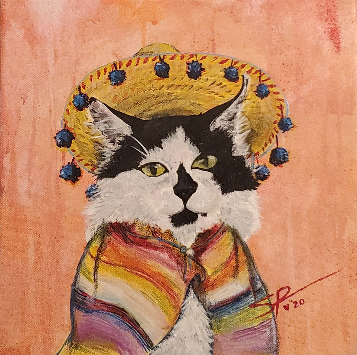 Nacho 2020; Acrylic
