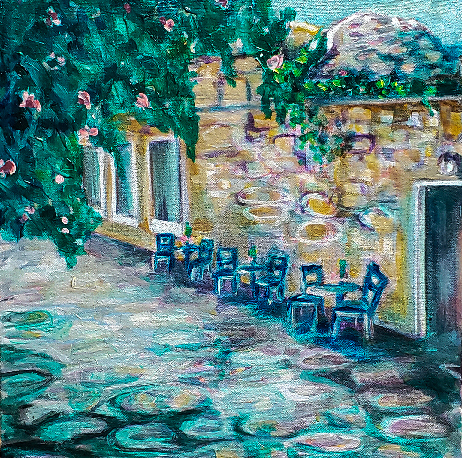 Areopoli Streets 2022; Oil