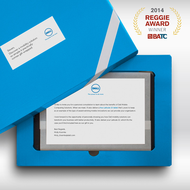 REGGIE award winner for the table case teaser activation