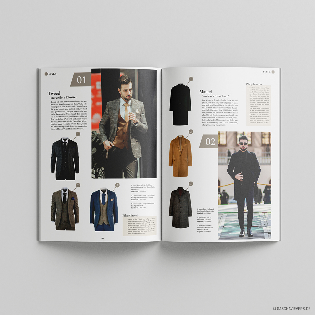 Doppelseite "Men's Fashion"