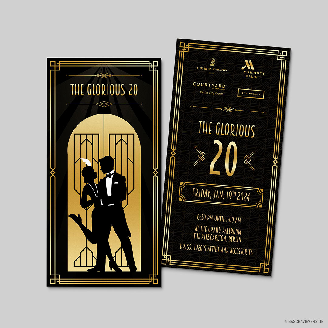 Einladungskarte "The Ritz-Carlton, Berlin"