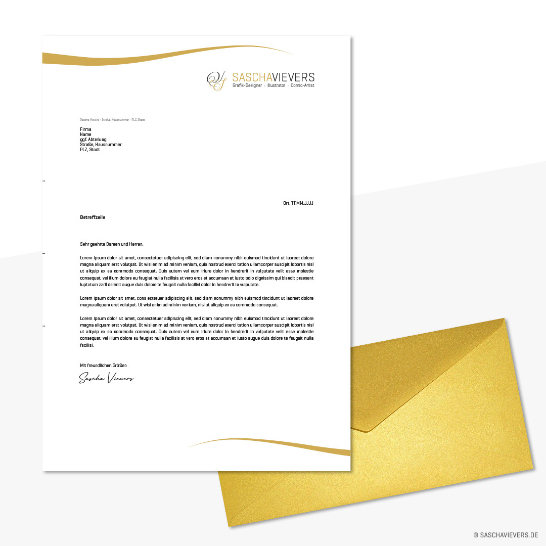 Briefpapier, Umschlag