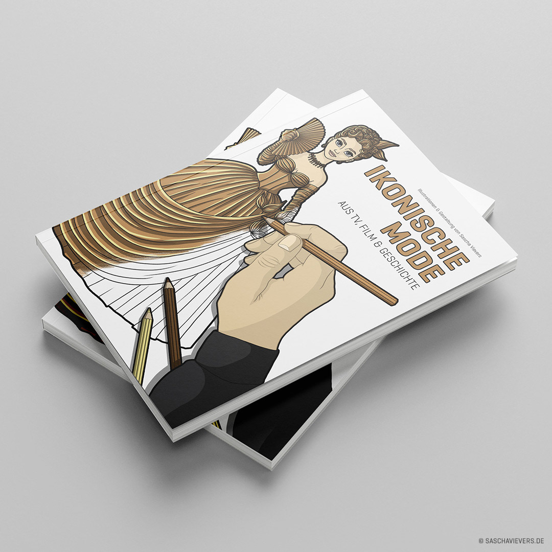 Malbuch "Ikonische Mode"