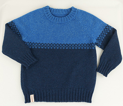 tröja  Juno barn blå