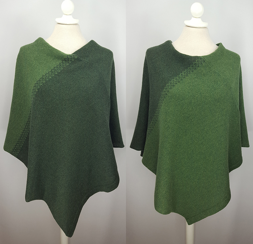 poncho Juno grön