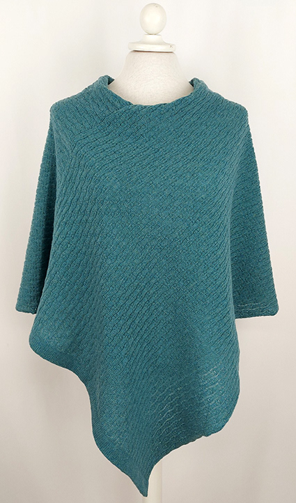 poncho Tukk ljus petrol