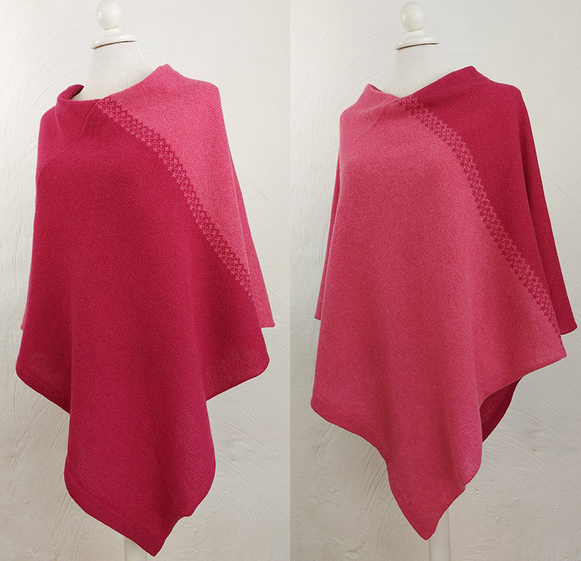 poncho Juno rosa