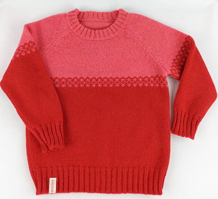 tröja  Juno barn röd