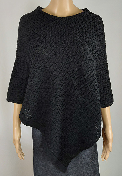 poncho Tukk svart