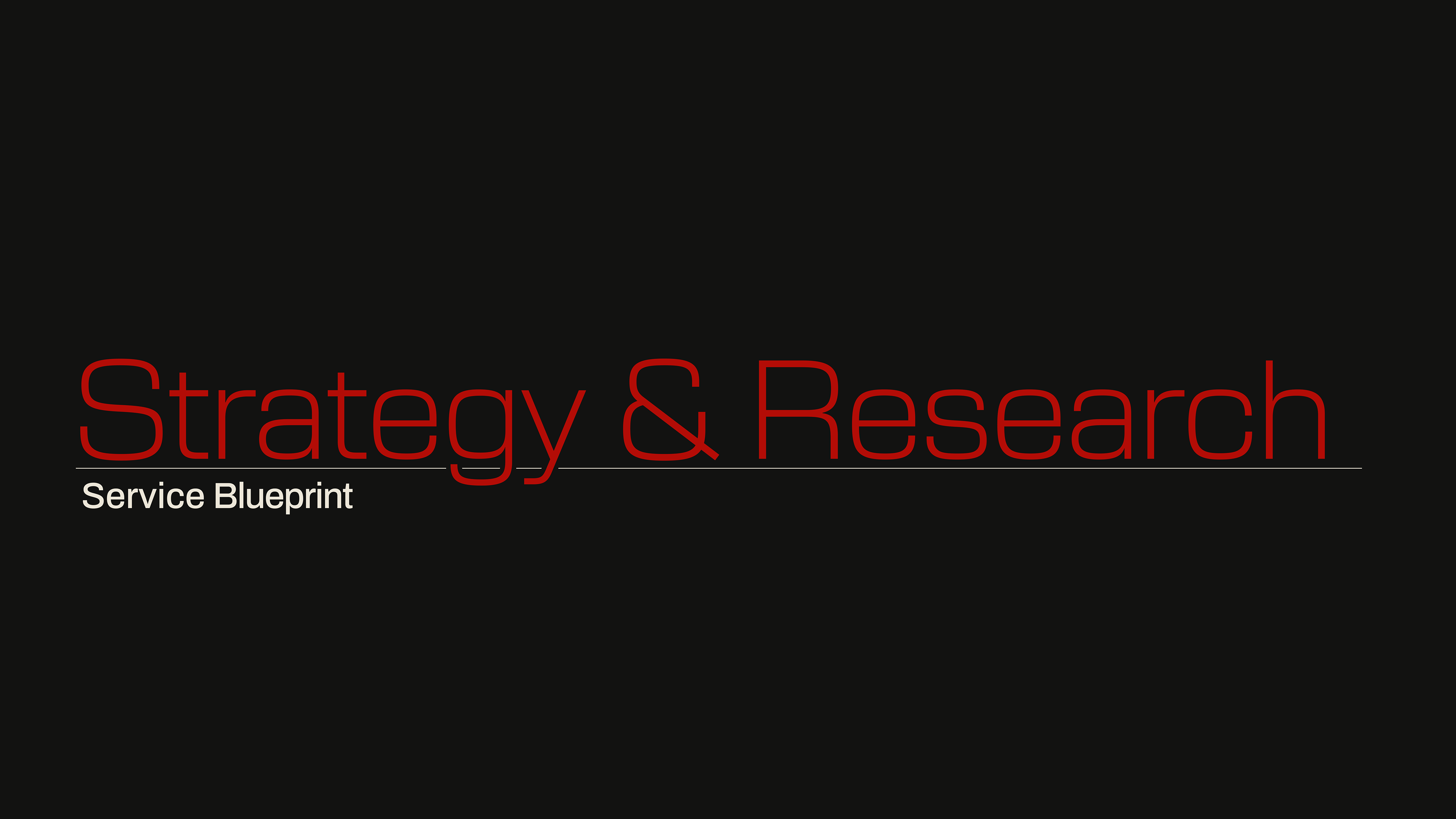 Service Blueprint Title Card