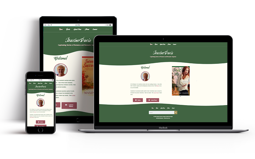 WordPress website designed with Elementor