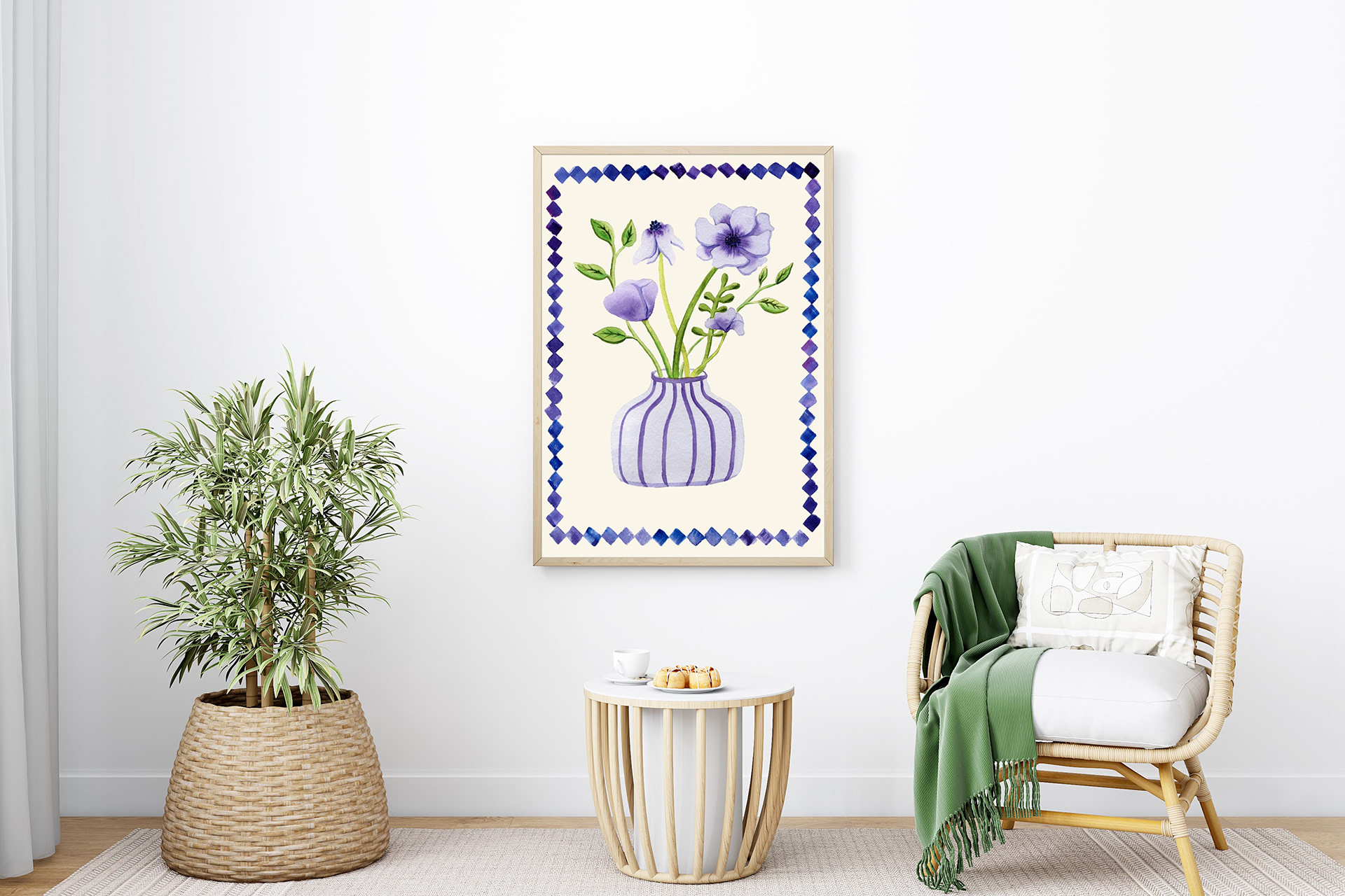 vase violet