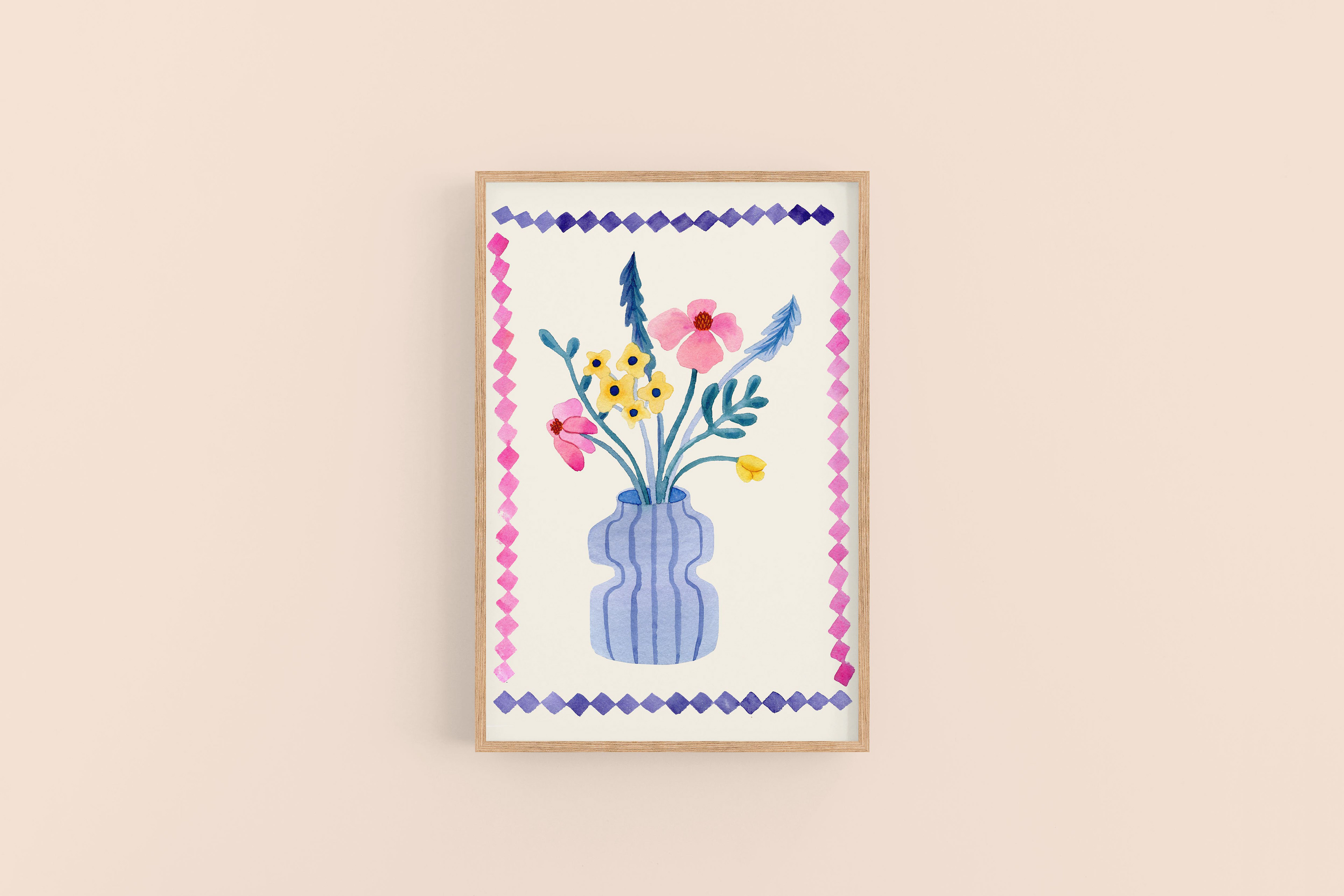 vase bleu