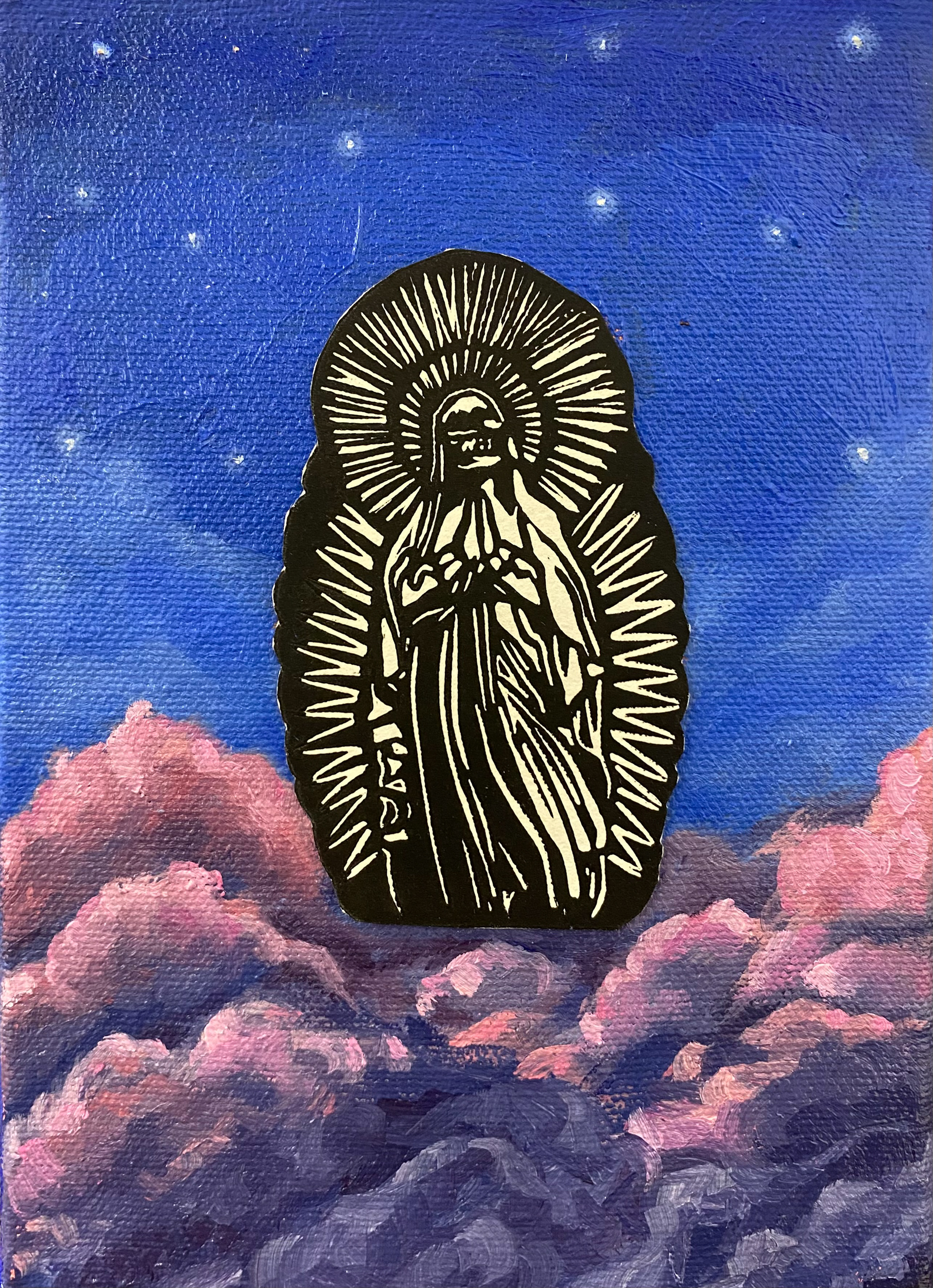 Santa Muerte 1, 2023 5 in x 7 in 