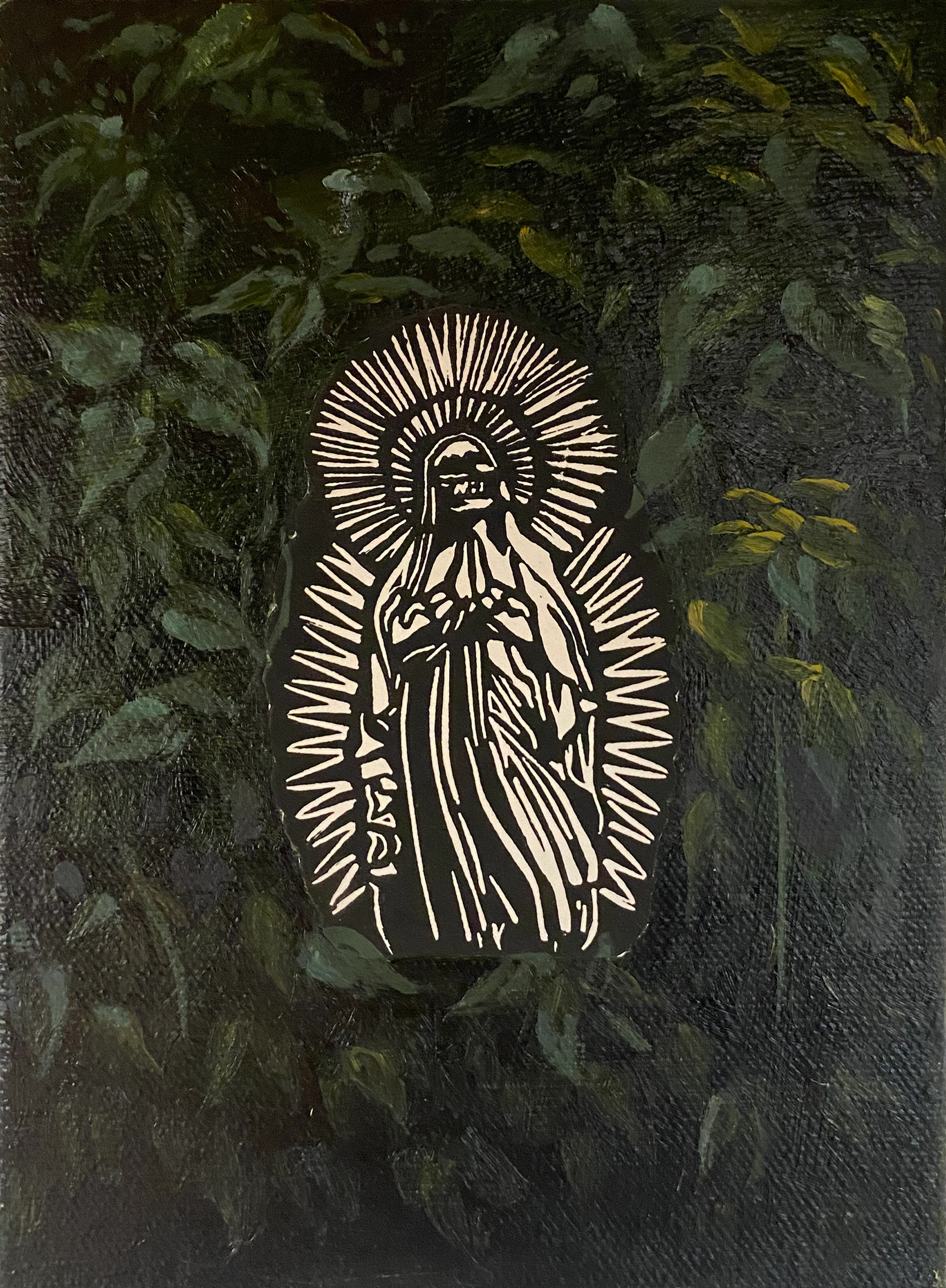 Santa Muerte 2, 2023 5 in x 7 in 