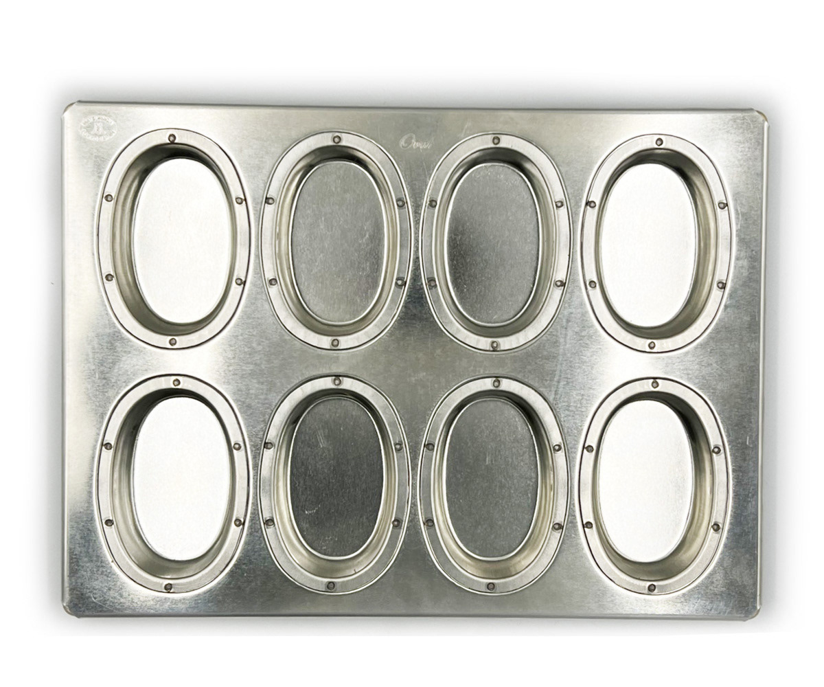 Silicone-coated SV Oval Pan (8 pieces)