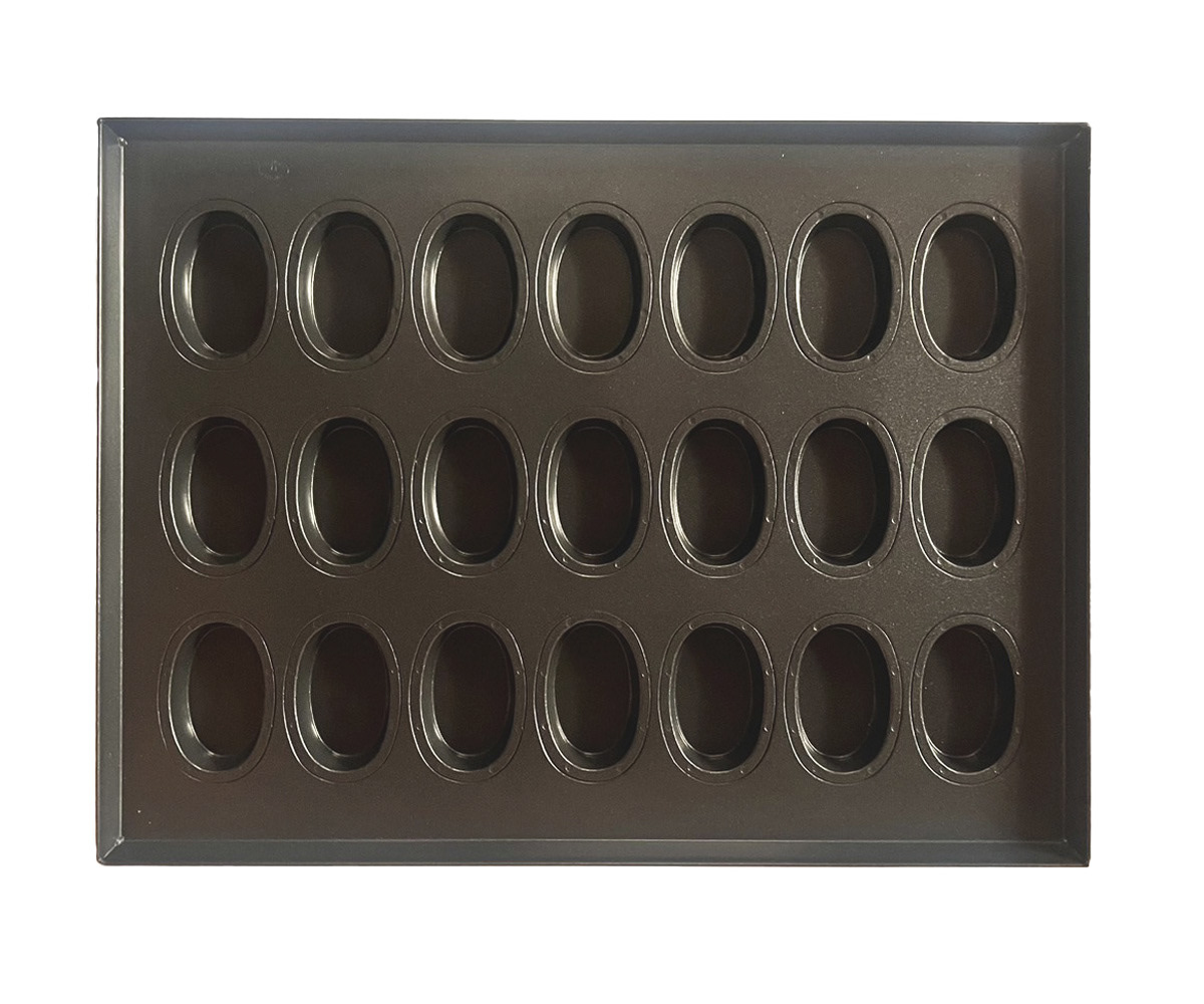 Teflon-Coated MB Commercial Oval Pan (21 pieces)  Plate Type