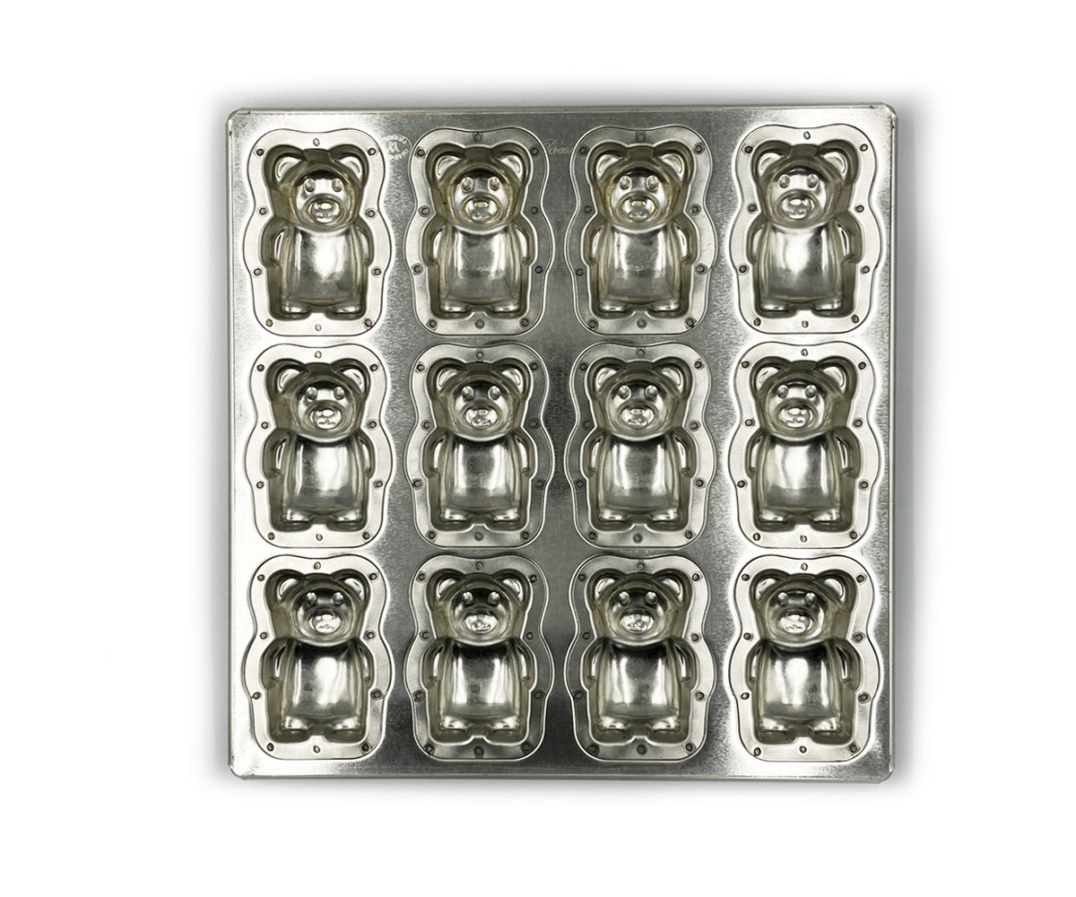Silicone-coated SV Teddy Bear Pan (12 pieces)