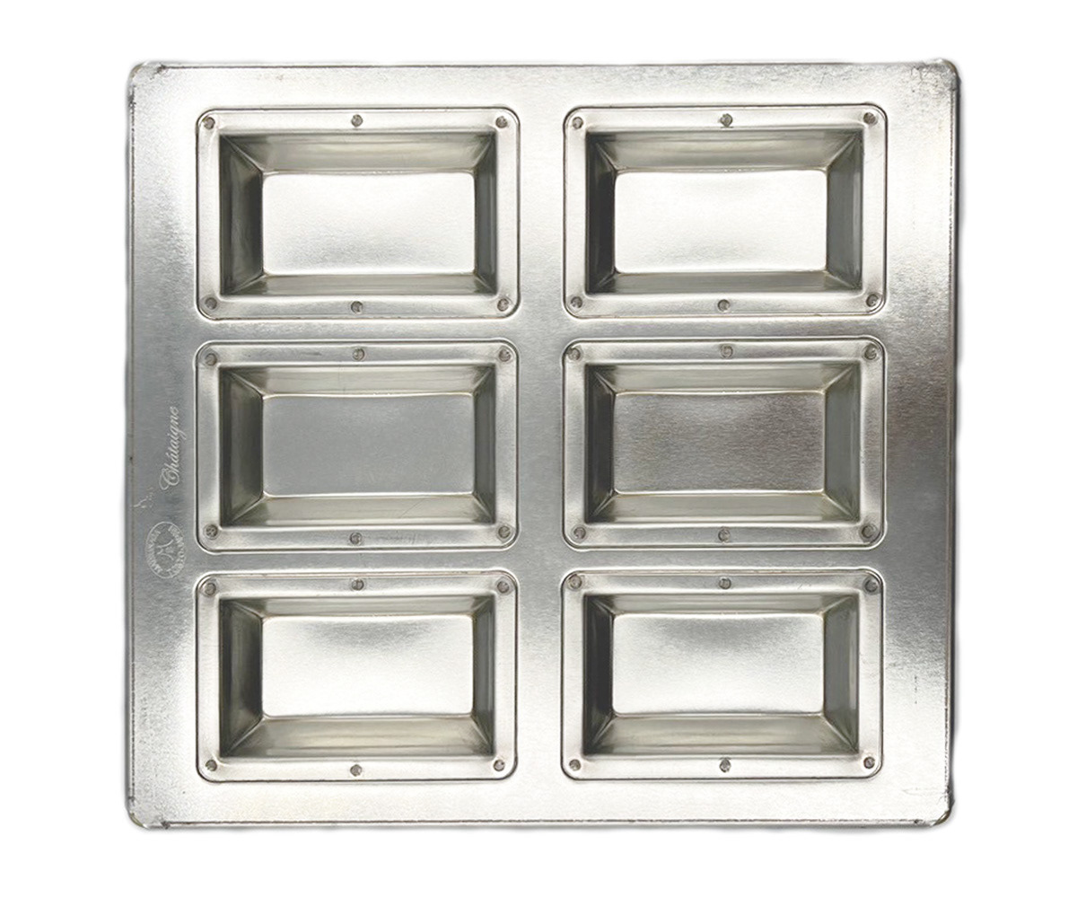 Silicone-Coated Silver Chantine Pan (6 Pieces)