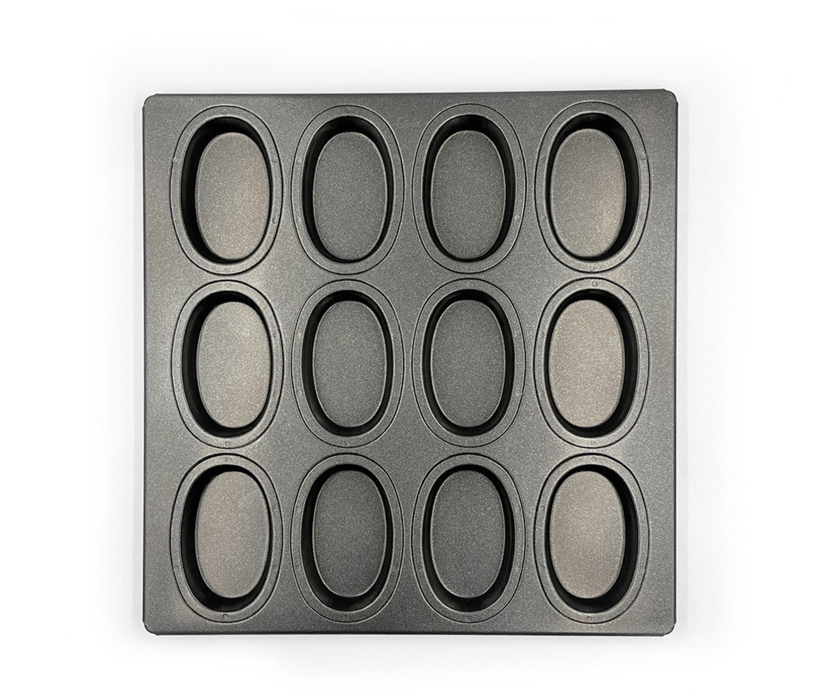 Teflon-coated MB Oval Pan (12 pieces)