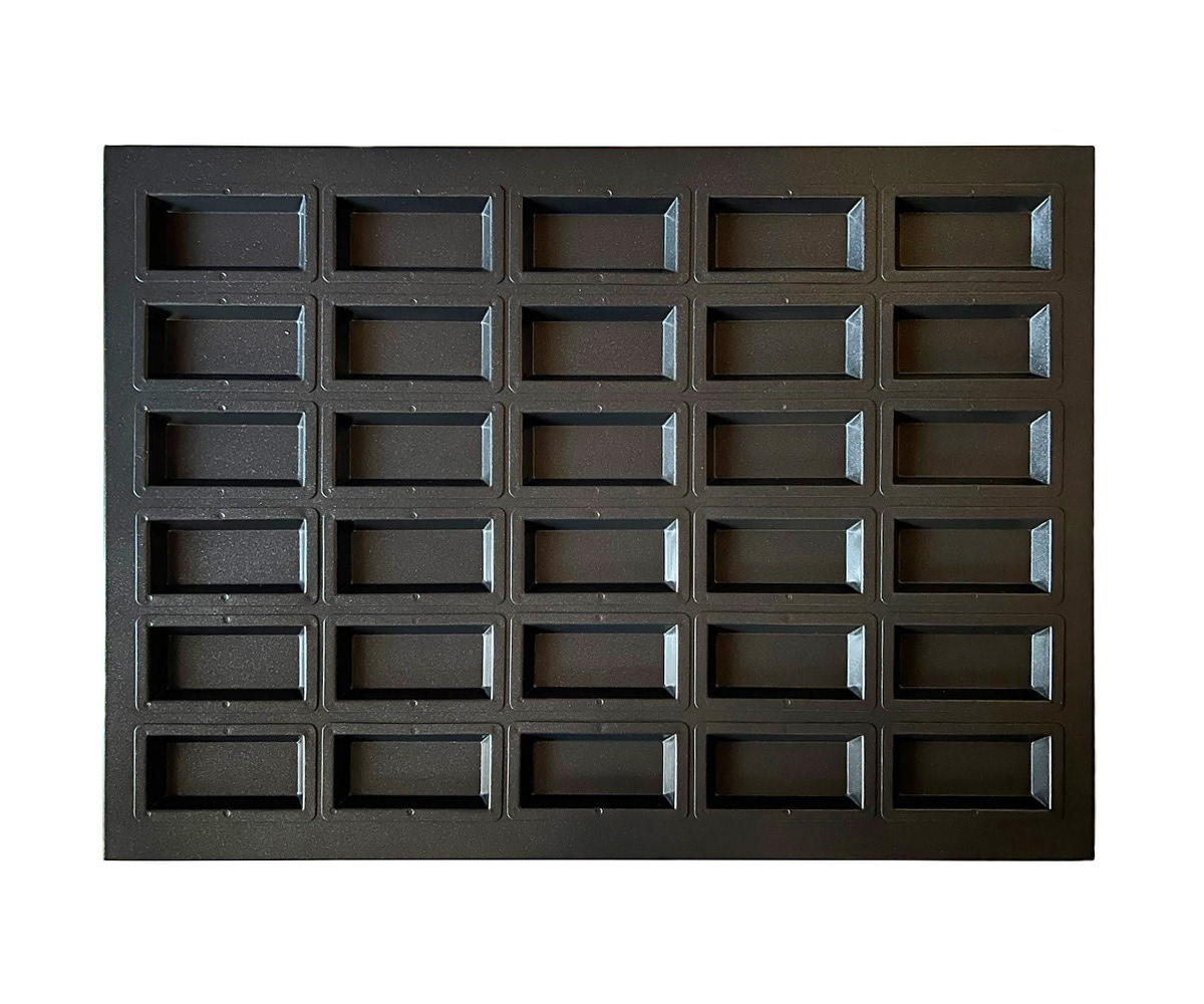 Teflon-Coated MB Commercial  Financiers Pan (30 pieces) Box type