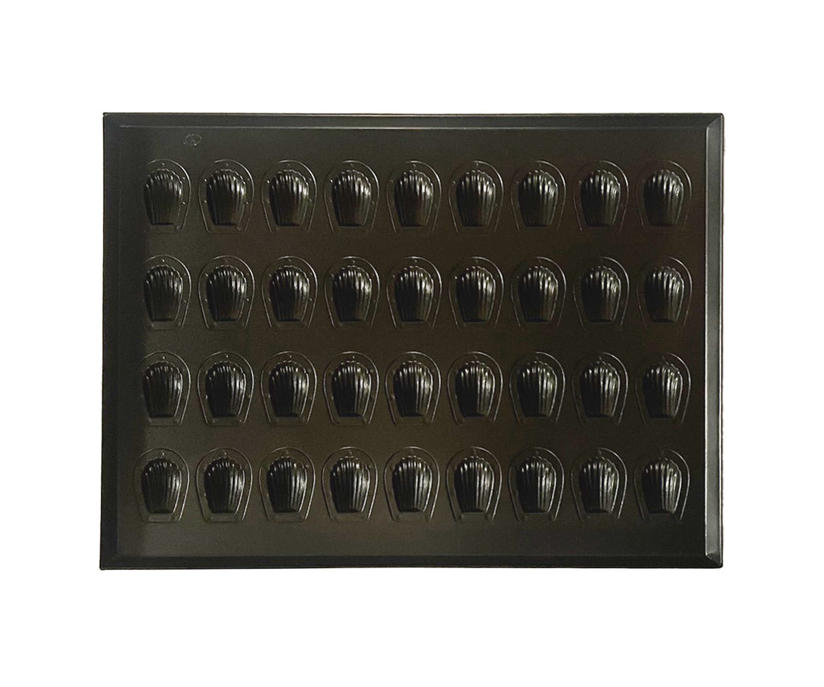 Teflon-Coated MB Commercial Mini Madeleines Pan (36 pieces) Plate Type