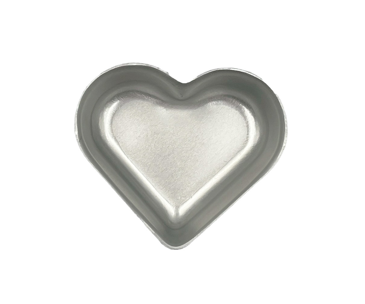  Anodized Aluminum Natural Heart (Single)