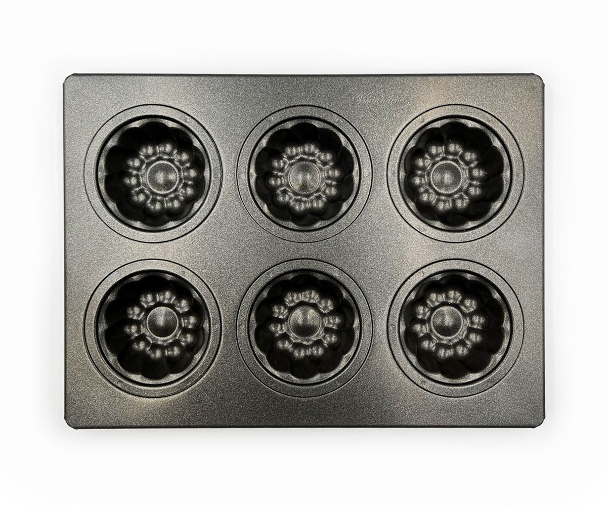 Teflon-Coated MB Visitandine Baking Pans (6 pieces)