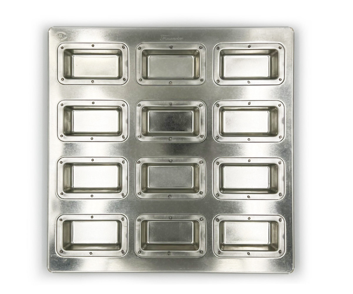 Silicone-coated SV Slim Financier Pan (12 pieces)