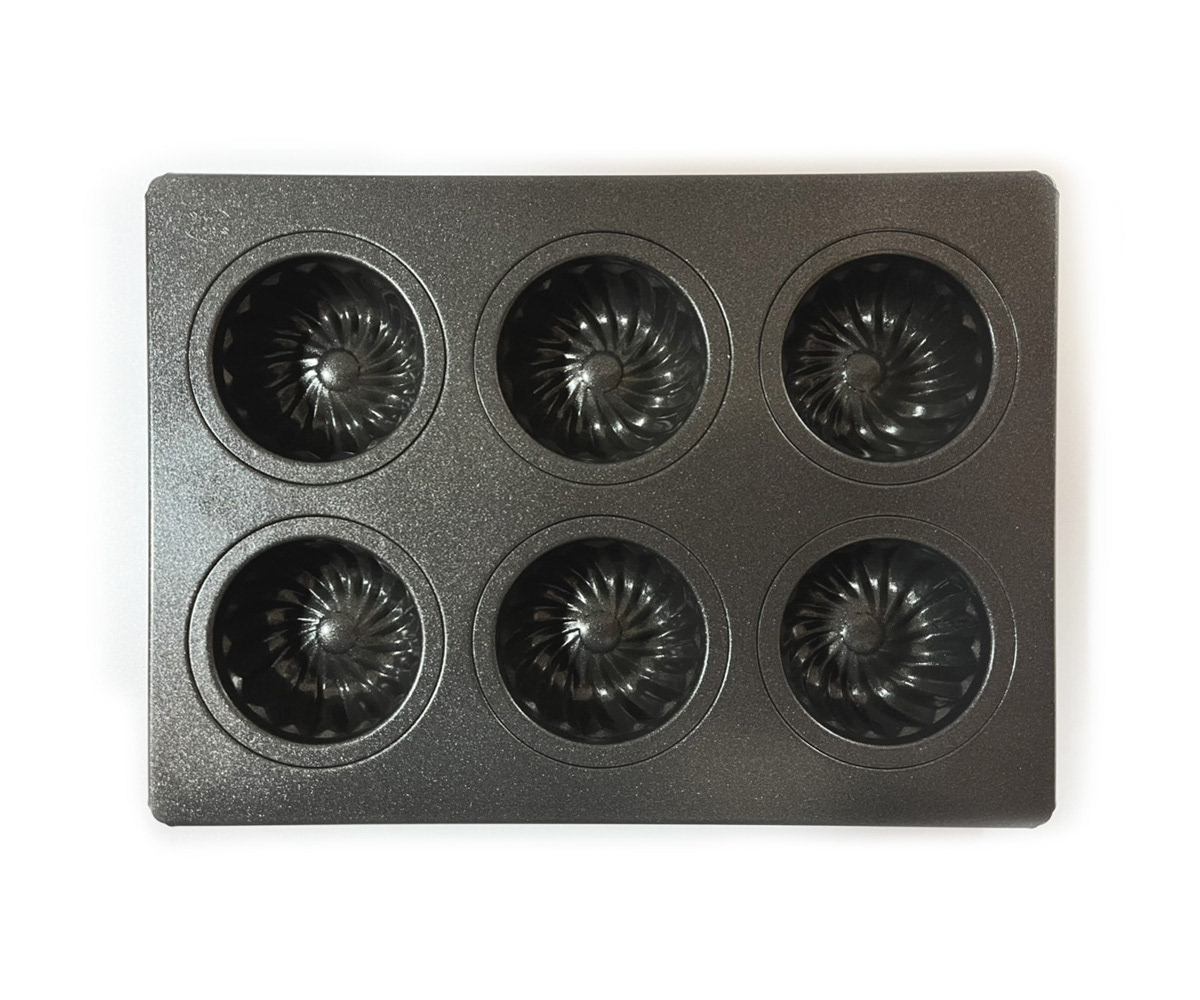 Teflon-Coated MB Petit Cougrouf Pans (6 pieces)