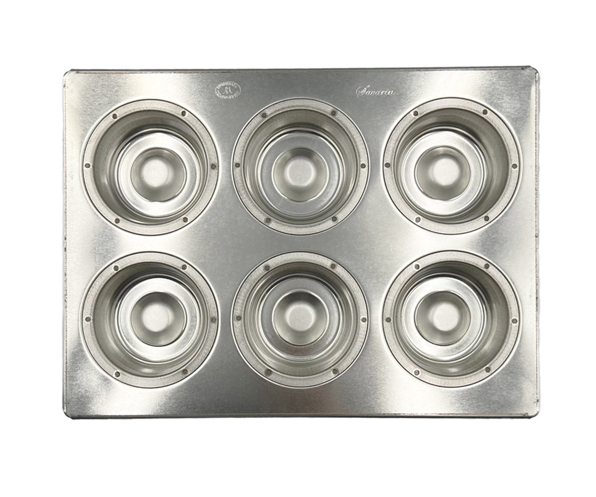 Silicone-coated SV Savarin Pan (6 pieces)