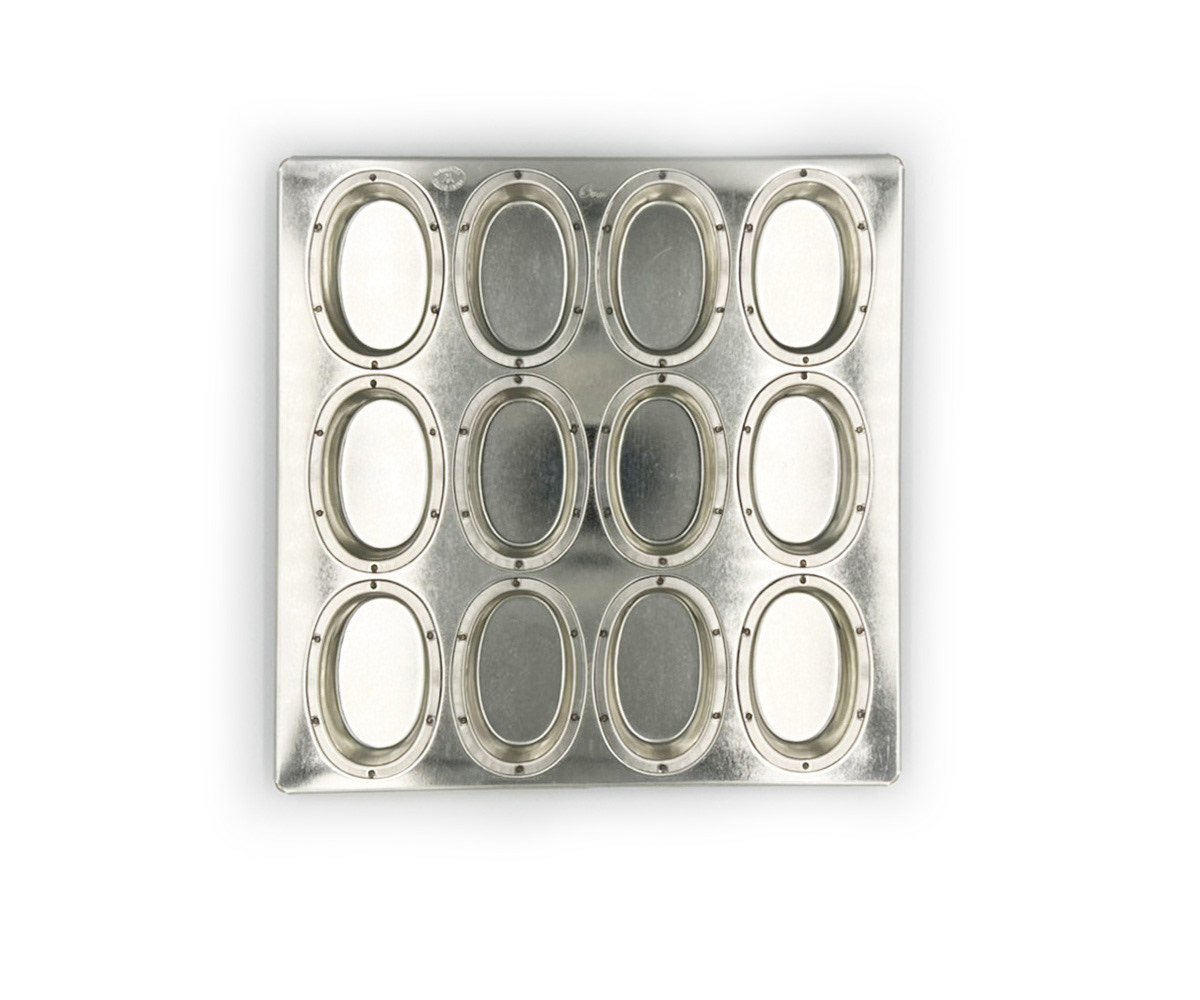 Silicone-coated SV Oval Pan (12 pieces)