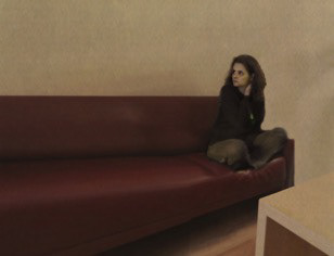 Nadine .Overpainted photo 2013, 80x60cm