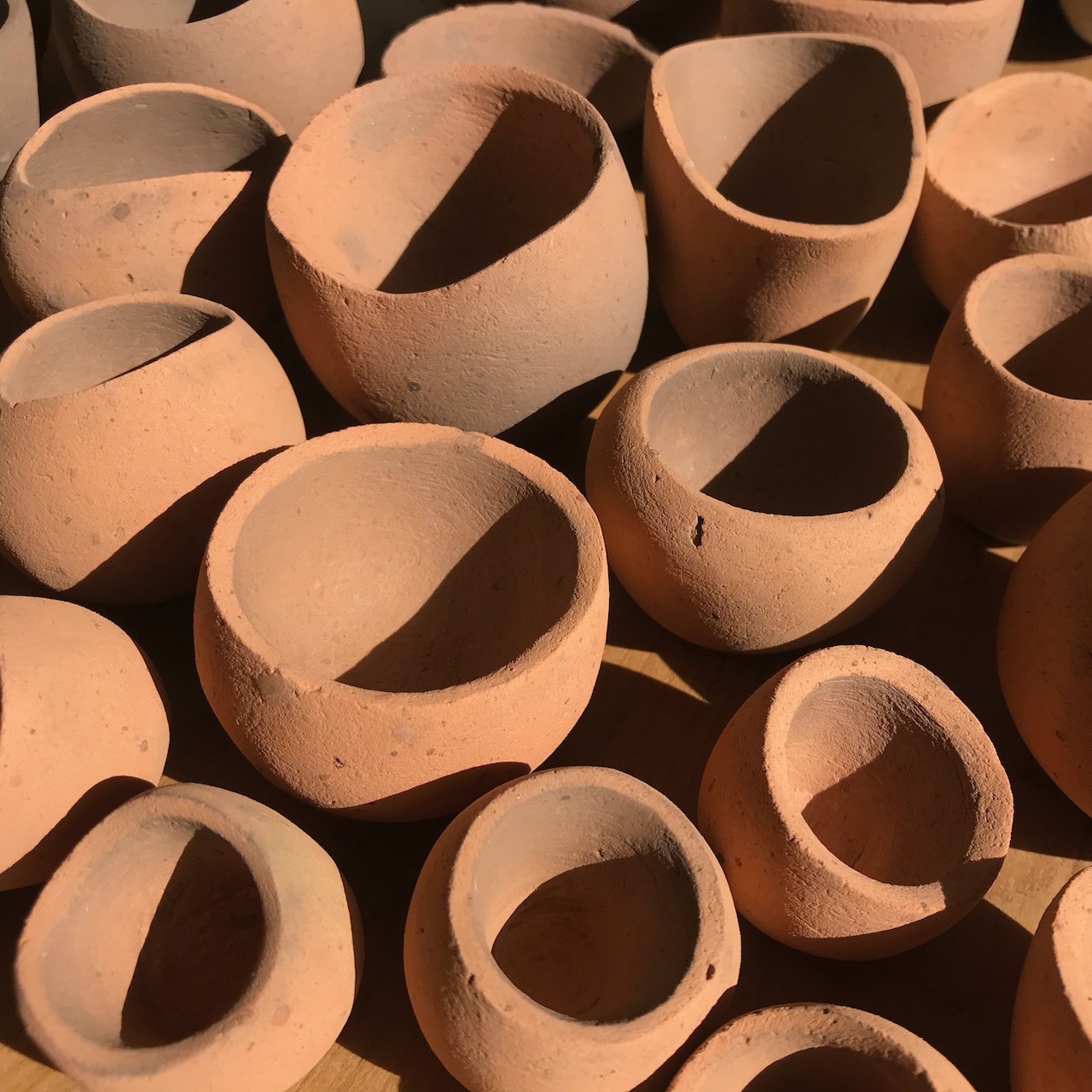 Fired Netherwood Pinch Pots