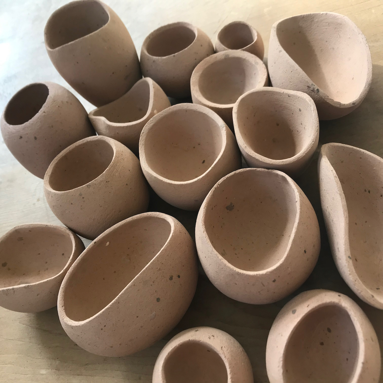 wood-fired pots