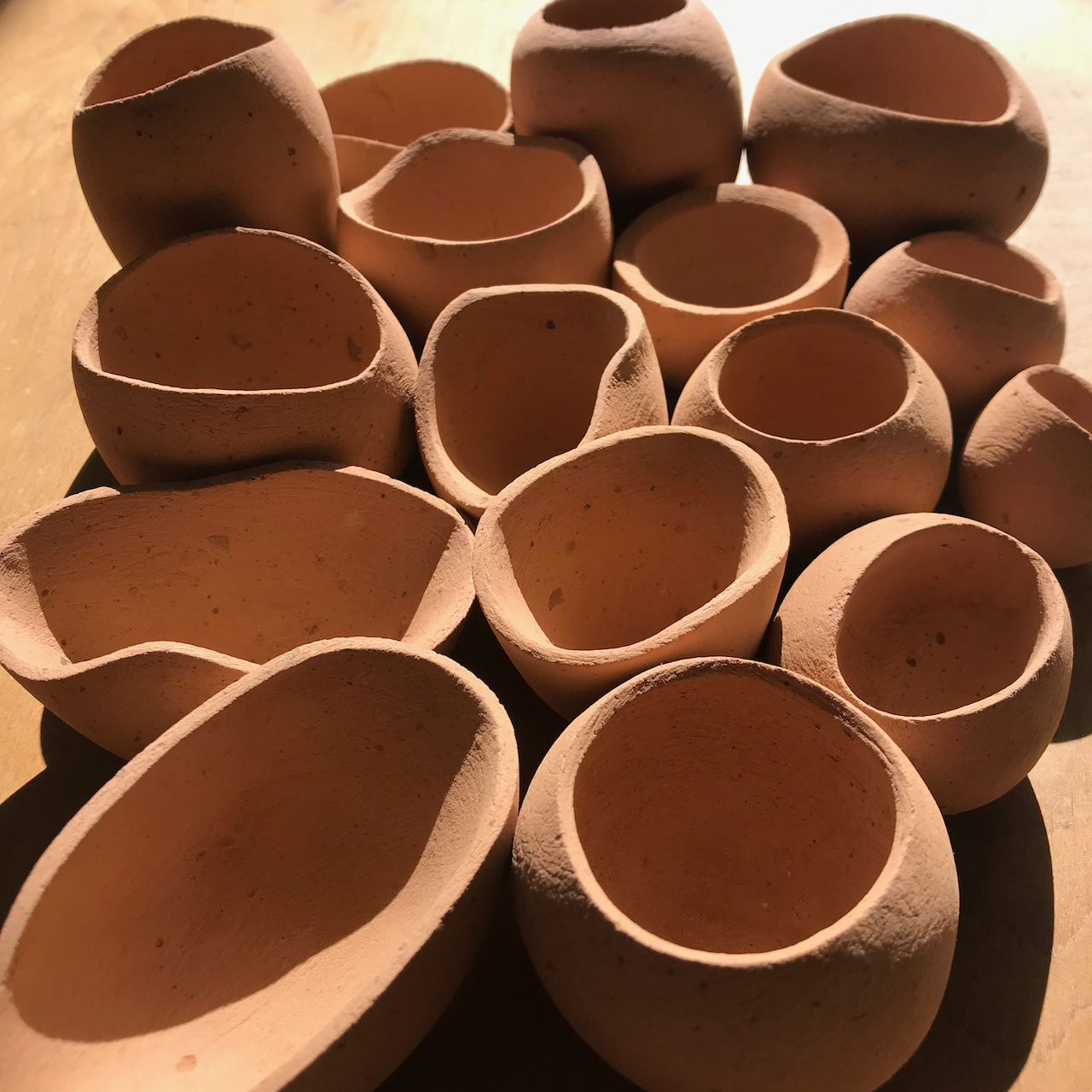 wood-fired pots