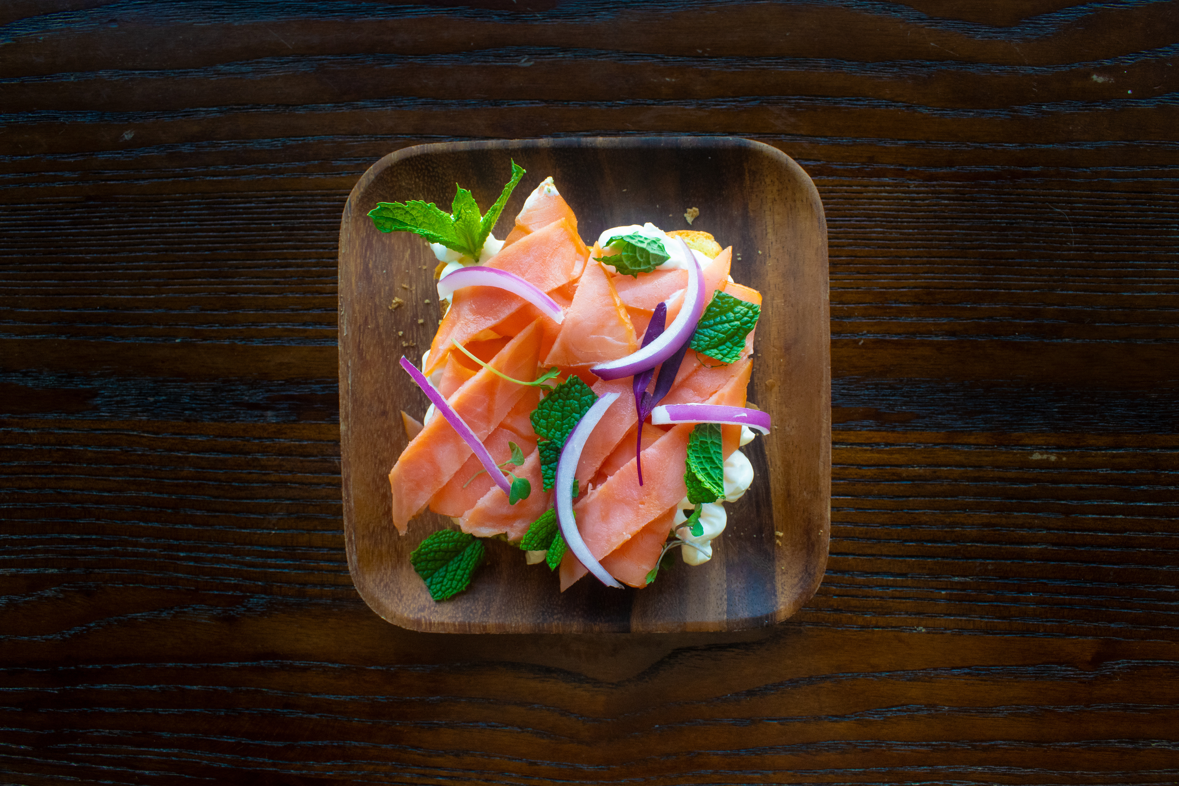 Salmon Ricoota Toast