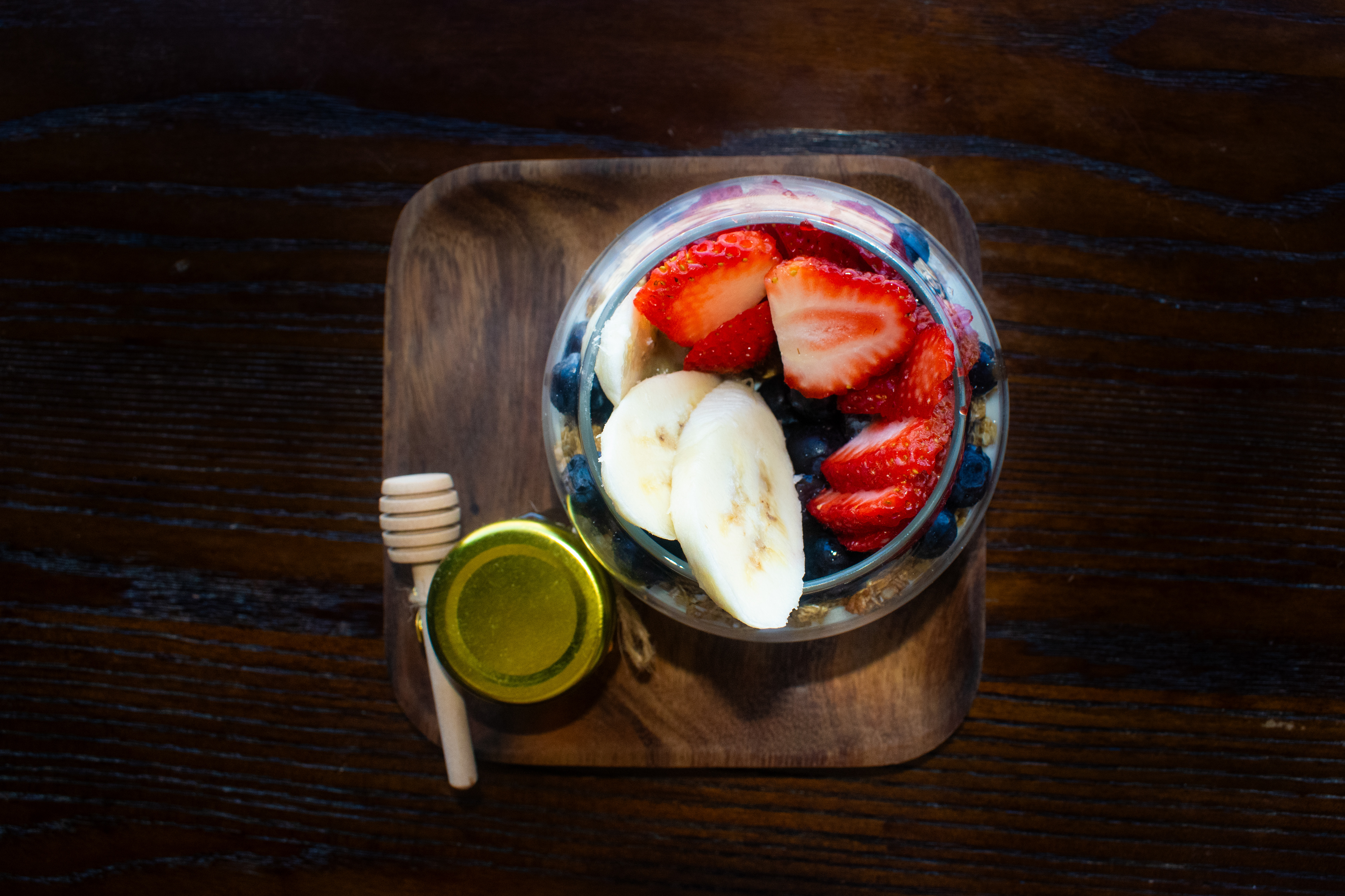 Yogurt Granola Parfair + Honey