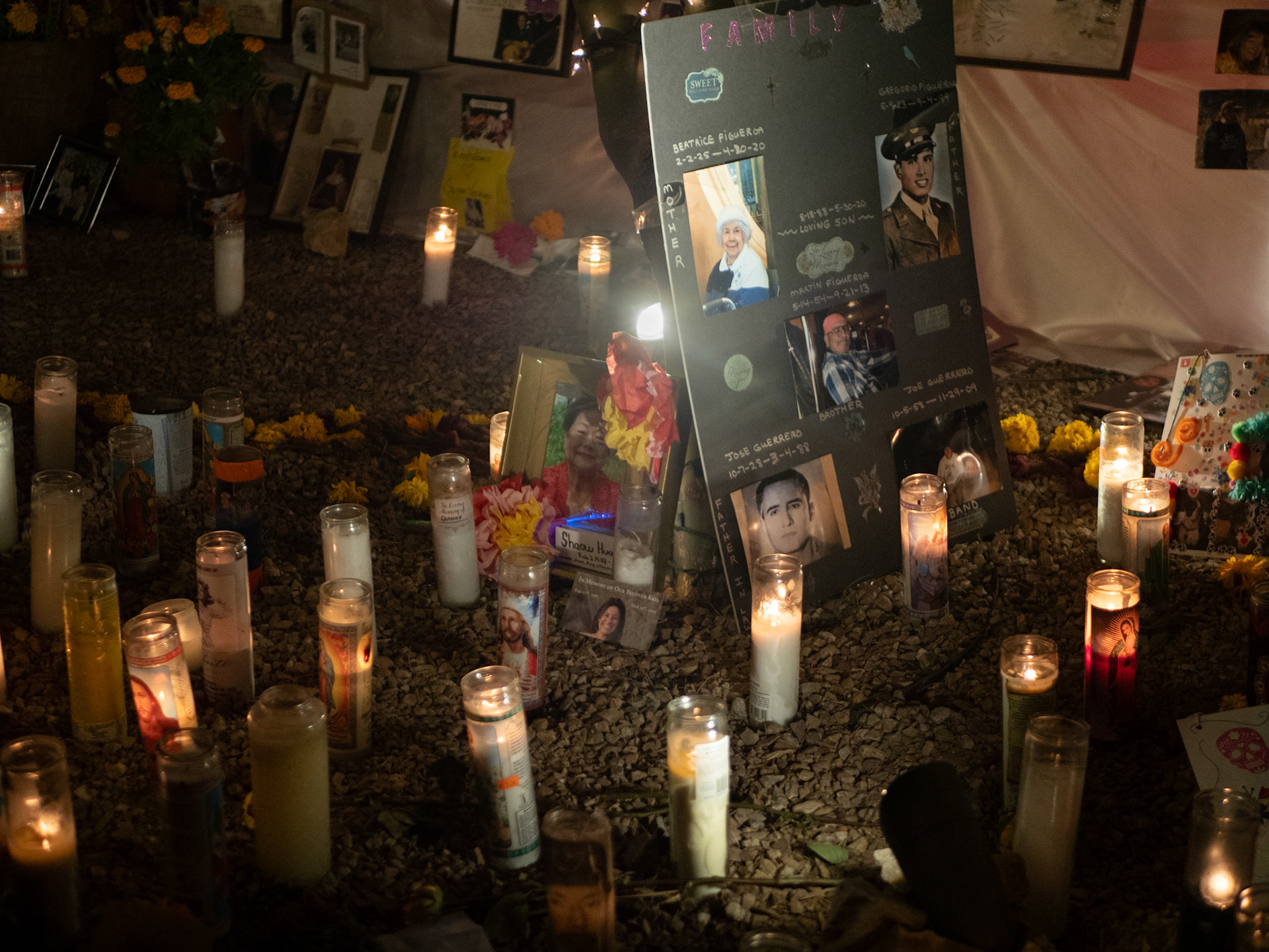 A public Altar at the 33rd Annual All Souls Procession near MSA ANNEX 267 Avenida Del Convento. This event took place on November 6th.