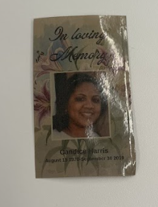 Modern Funeral Prayer Card