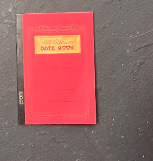 1960s Date Book