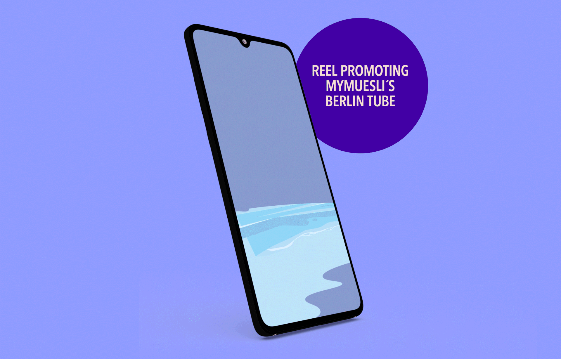 Animated social media performance ad for mymuesli limited edition tube design