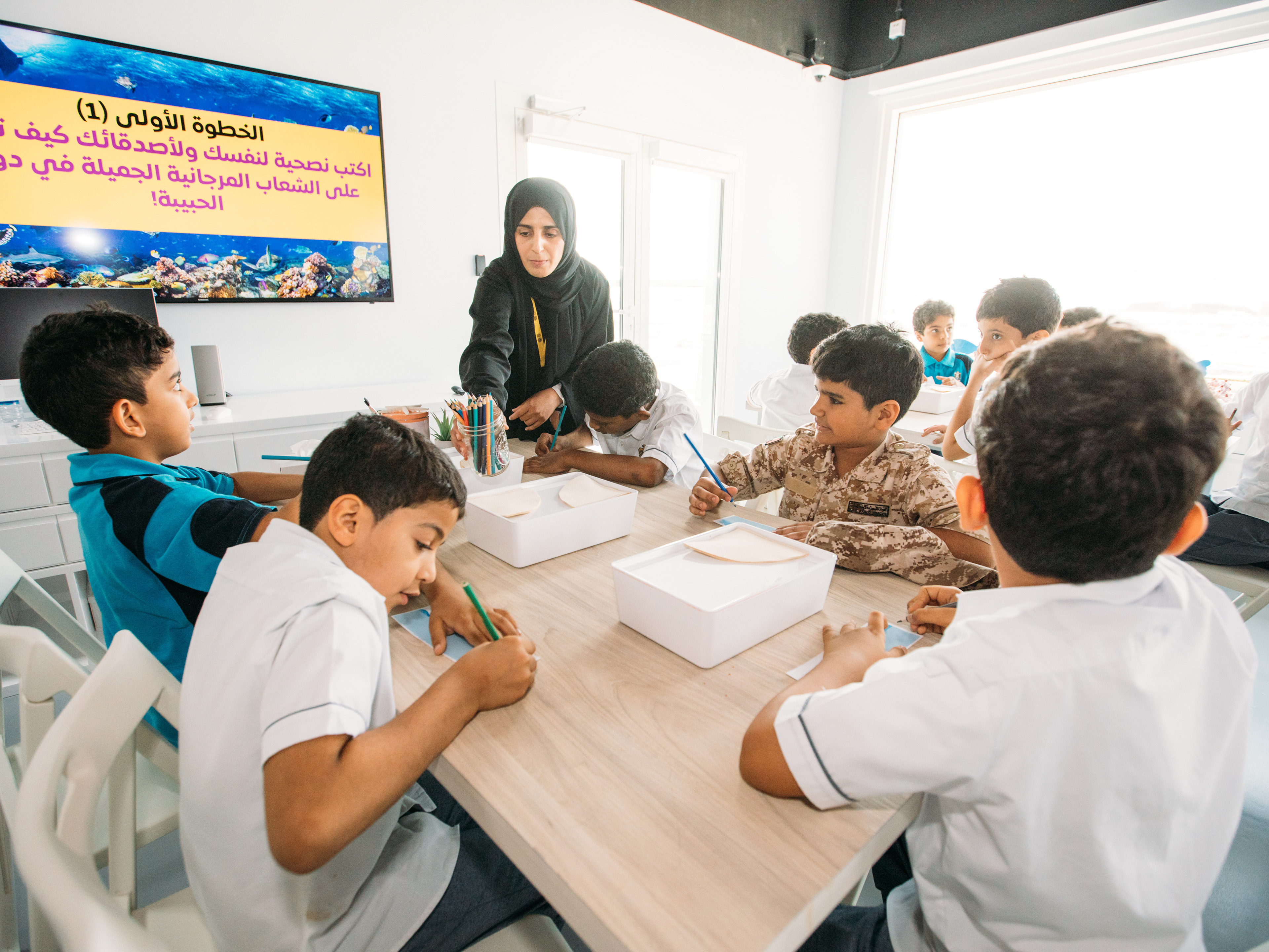 Workshops for students held at the Art Studio
