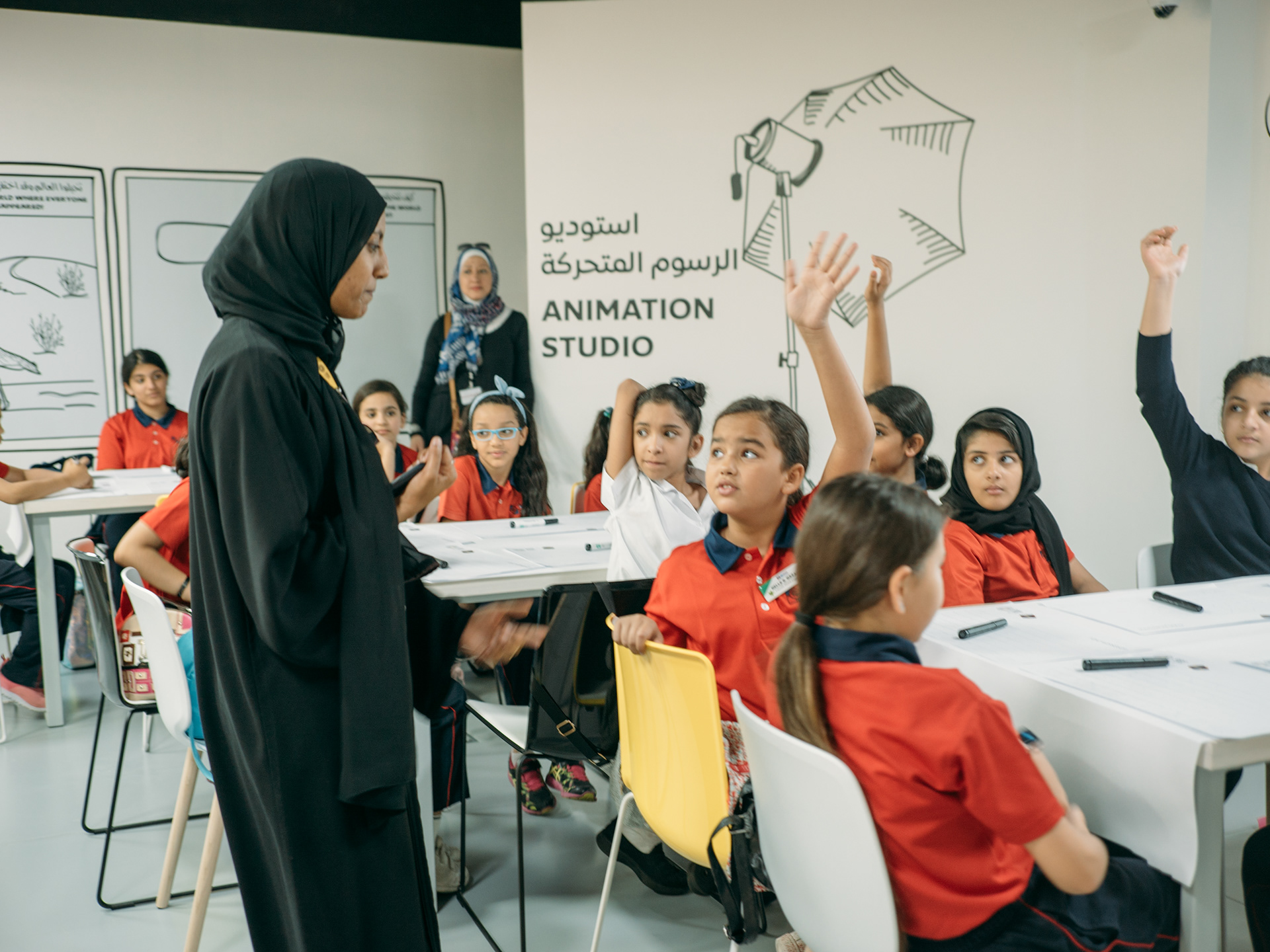 Workshops for students held at the Animation Studio