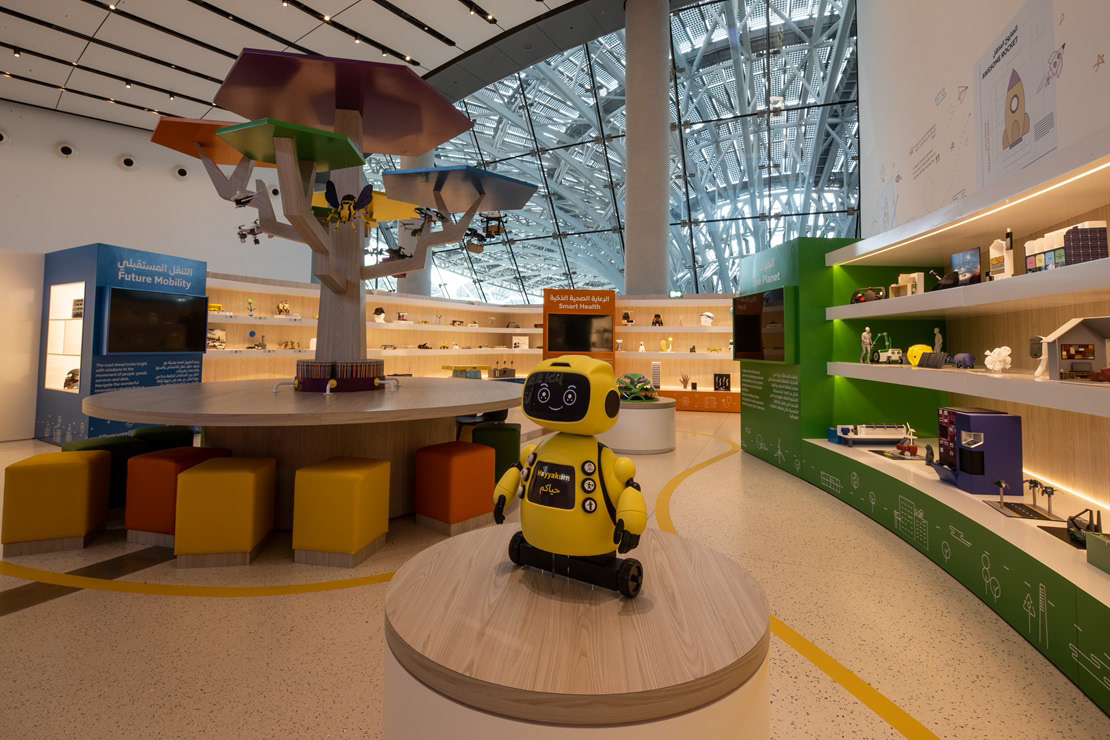 Exhibition space at Expo 2020 Terra - The Sustainability Pavilion