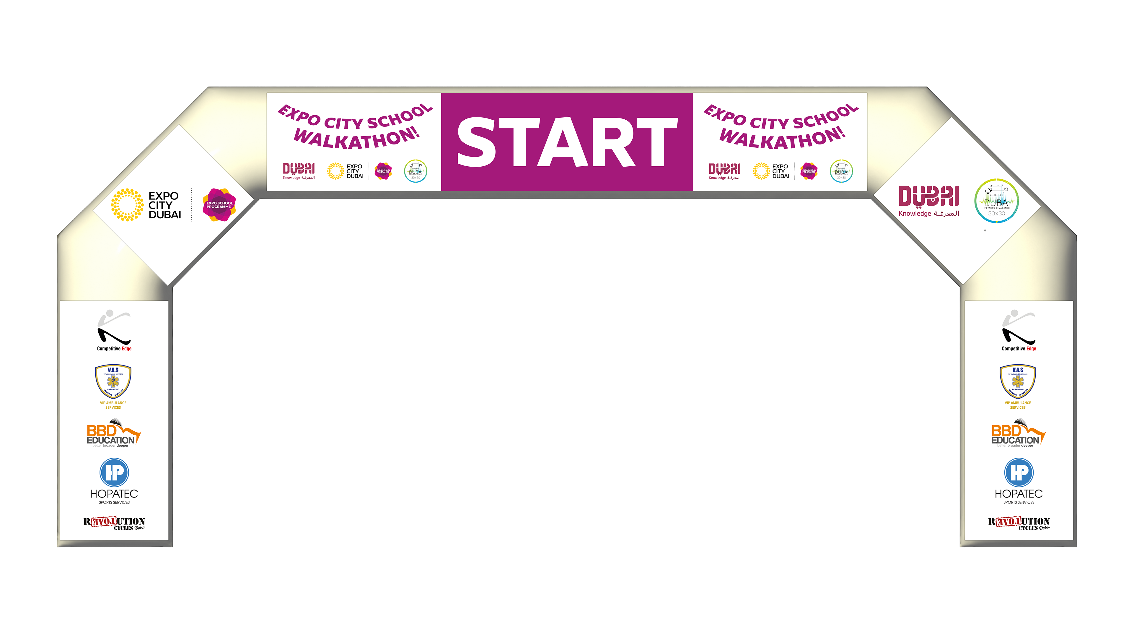 Start/Finish Arch